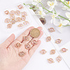 26pcs 13 styles Glass Connector Charms GLAA-PH0002-86-3