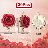 Valentine's Day Rack Plating Alloy Links Connectors KY-SC0001-59-2