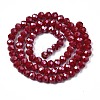 Electroplate Glass Beads Strands LS-EGLA-A034-P6mm-A22-2