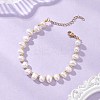 Natural Cultured Freshwater Pearl Beaded Bracelets for Women BJEW-JB13320-1
