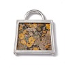 Natural Leopard Skin Jasper Pendants G-G977-04P-02-3