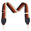Stripe Pattern Polyester Adjustable Webbing Bag Straps FIND-WH0126-315A-1