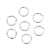 Brass Closed Jump Rings KK-D257-01P-04-1