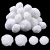24Pcs 2 Styles Wool Soft Pompom Ball DIY-SC0031-39-1