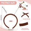 Cloth and Plastic Hair Bands OHAR-TAC0020-01D-4