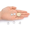 Anti-Tarnish 304 Stainless Steel Stamping Blank Tag Charms STAS-I311-28P-5
