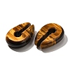 Natural Tiger Eye Ear Plugs Gauges G-I359-13E-04-2