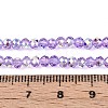 Transparent Glass Beads Strands X-EGLA-N016-3mm-03-4