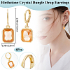 3Pairs Brass Leveback Earring EJEW-BBC0001-61E-2