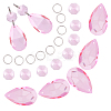 DIY Shining Faceted Pendant Making Kits DIY-GF0003-25A-1