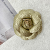 Flower Imitation Leather Shoe Decoration AJEW-WH20020-341C-5