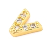 Rack Plating Brass Micro Pave Cubic Zirconia Cabochons KK-F874-04G-V-2