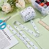 20 Yardcs Cotton Ribbon with Stainless Steel Eyelets OCOR-BC0009-65B-02-4