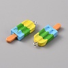 Three Color Opaque Resin Pendants LS-RESI-TAC0010-66E-2