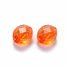 Transparent Acrylic Beads TACR-S154-18A-84-2