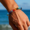 Bohemian Chakra Glass with Resin CB9860-3