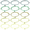 50Pcs 5 Colors Nylon Cord Bracelet Making BJEW-TA00671-1