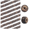 6 Strands Natural Coconut Shell Rondelle Bead Strands COCB-SC0001-02C-6