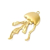 304 Stainless Steel Pendants STAS-S163-05A-G-2