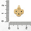 304 Stainless Steel Rhinestone Pendants STAS-E547-06F-G-3