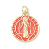Brass Enamel Pendants LS-KK-H255-05G-03-1