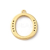 Rack Plating Brass Micro Pave Cubic Zirconia Pendant KK-H449-76G-16-3