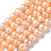 Natural Cultured Freshwater Pearl Beads Strands PEAR-E018-19B-1