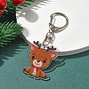 Christmas Theme Acrylic Pendant Decoration HJEW-YW00032-08-1
