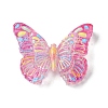 Spray Painted Resin Decoden Cabochons LS-RESI-C045-07E-1
