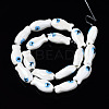 Handmade Porcelain Ceramic Beads Strands PORC-T006-03N-2
