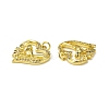 Brass Micro Pave Cubic Zirconia Bird Pendants KK-E068-VB010-3