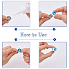 20Pcs 2 Colors 304 Stainless Steel Open Cuff Rings Findings DIY-CA0005-55-3