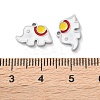 304 Stainless Steel Enamel Charms STAS-M102-11P-3
