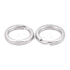 Tarnish Resistant 304 Stainless Steel Keychain Clasps KEYC-D049-05-3