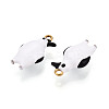 304 Stainless Steel Enamel Pendants STAS-N124-12G-2