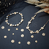 80Pcs 4 Styles Brass Connector Charms KK-CN0002-93G-4