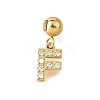 304 Stainless Steel Rhinstone Pendant STAS-H202-50G-F-1