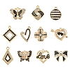 28Pcs 11 Styles Alloy Enamel Pendants FIND-FS0003-24-1