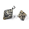 Natural Dalmatian Jasper Pendants G-N326-107H-3