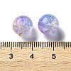 Transparent Crackle Acrylic Beads DACR-D300-01H-10mm-3