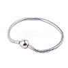 304 Stainless Steel European Style Bracelets for Jewelry Making STAS-PH0006-01A-1