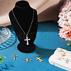 20Pcs 10 Styles Alloy Rhinestone Pendants FIND-TA0007-84-8