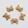 Brass Micro Pave Grade AAA Cubic Zirconia Beads ZIRC-P026-06-NR-3