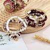 1 Set Handmade Polymer Clay Heishi Beads Stretch Bracelets Set BJEW-SZ0002-67B-02-4