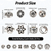 160Pcs 8 Styles DIY Jewelry Makings Finding Kits DIY-SC0030-57-2