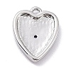 Brass Micro Pave Cubic Zirconia Charms LS-ZIRC-I054-14P-03-3