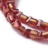 Electroplate Glass Beads Strands EGLA-L023A-AB04-2