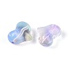 Transparent Glass Beads GLAA-T025-28A-2
