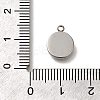 304 Stainless Steel Rhinestone Pendants STAS-A104-01P-3