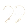 Ion Plating(IP) 316 Stainless Steel Ear Cuff Findings STAS-H148-01G-1